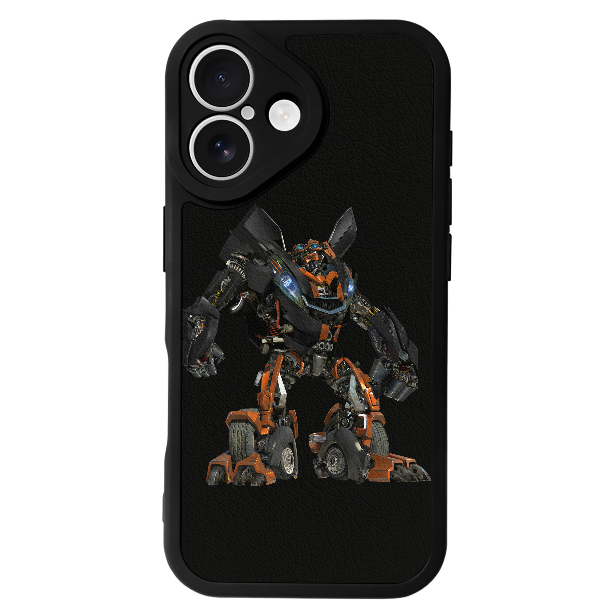 （画像用） Transformers トランスフォーマー 【iPhone 16シリーズ対応】シリコンスマホケース（レザー調） 材質：シリコン
